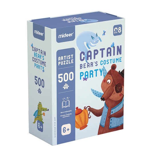 Mideer - Captain Bearˊs Costum Party | 500pc Large Puzzle