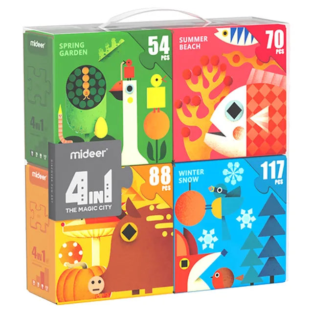 Mideer - 4 in 1 Puzzle | Seasons