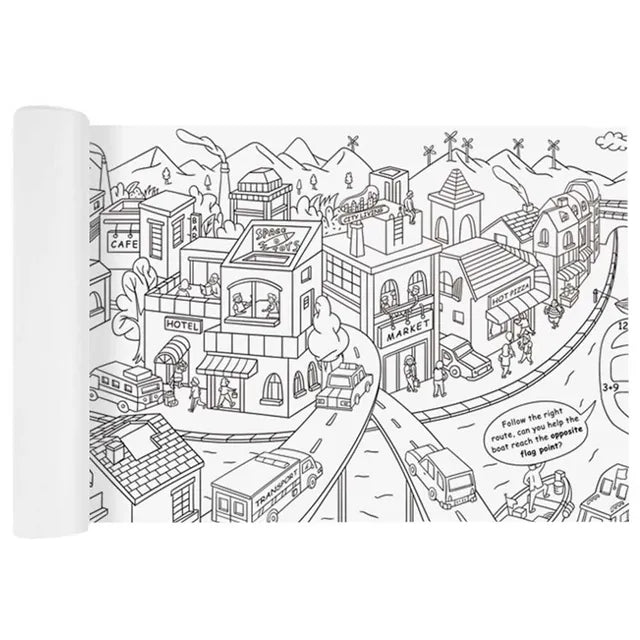 Mideer - Giant Colouring Roll | City