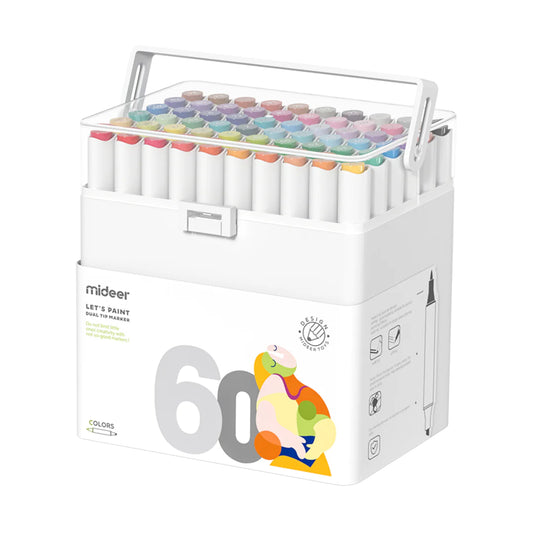 Mideer - Dual Tip Marker | 60 Colors