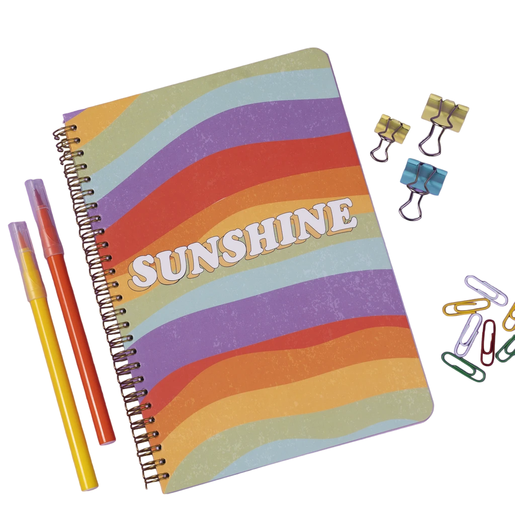 Mofkera | مفكرة | Sunshine Wire Notebook A4 Jumbo Size 5 Subjects