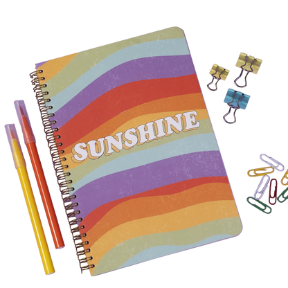 Mofkera | مفكرة | Sunshine Wire Notebook A4 Jumbo Size 5 Subjects