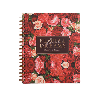 Mofkera | مفكرة | Floral Dreams Wire Notebook- Small