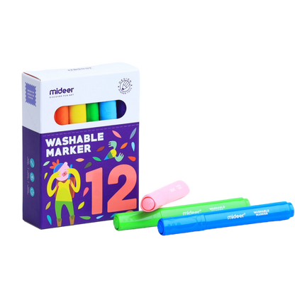 Mideer - Washable Marker | 12pc