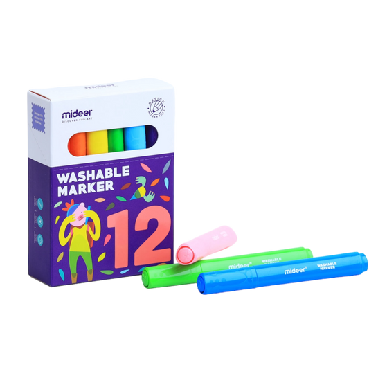 Mideer - Washable Marker | 12pc