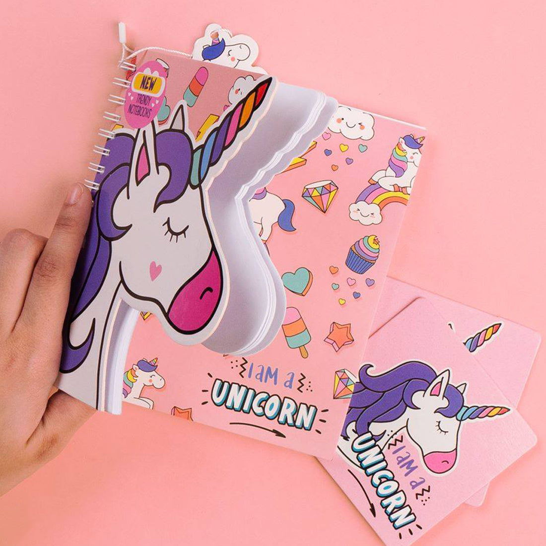 Mofkera | مفكرة | Trendy Wire Notebook - Unicorn