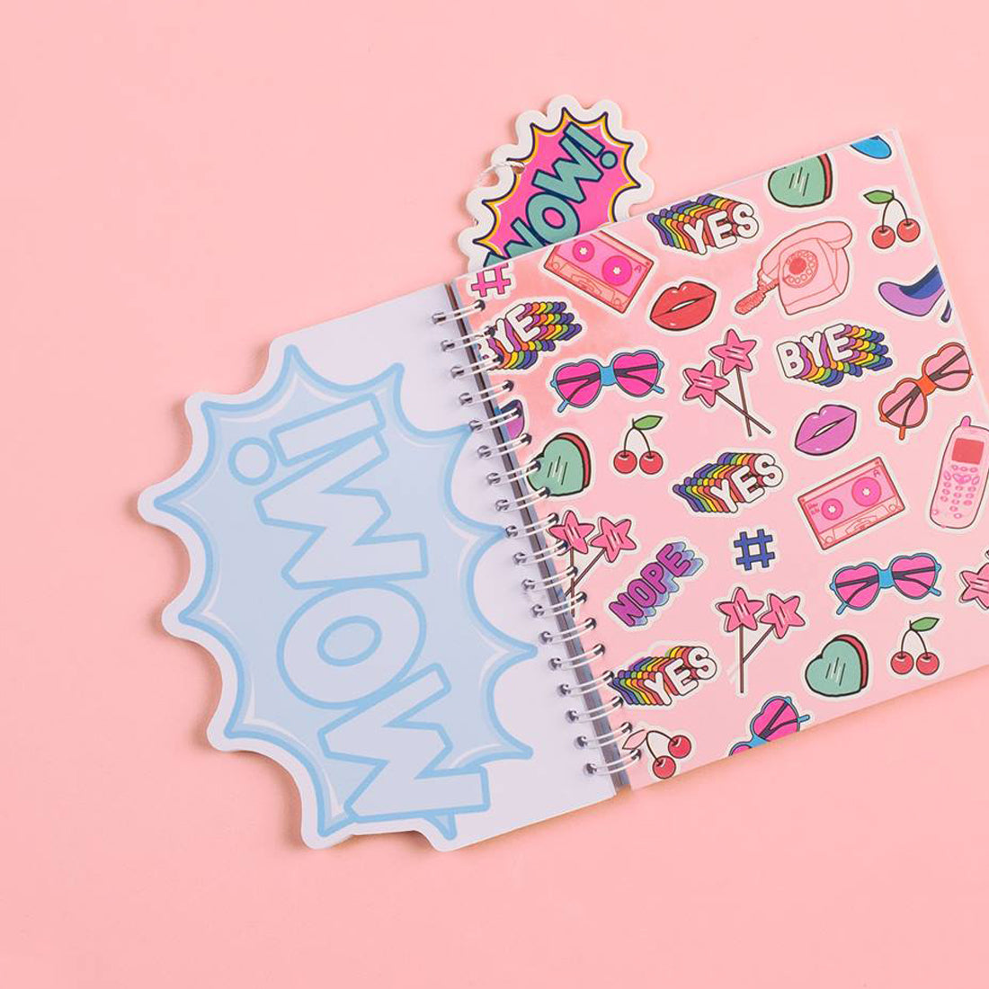 Mofkera | مفكرة | Trendy Wire Notebook - Wow