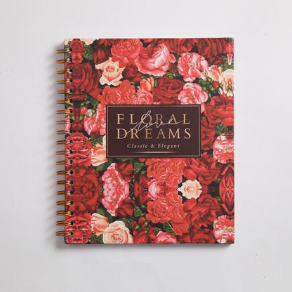 Mofkera | مفكرة | Floral Dreams Wire Notebook- Small