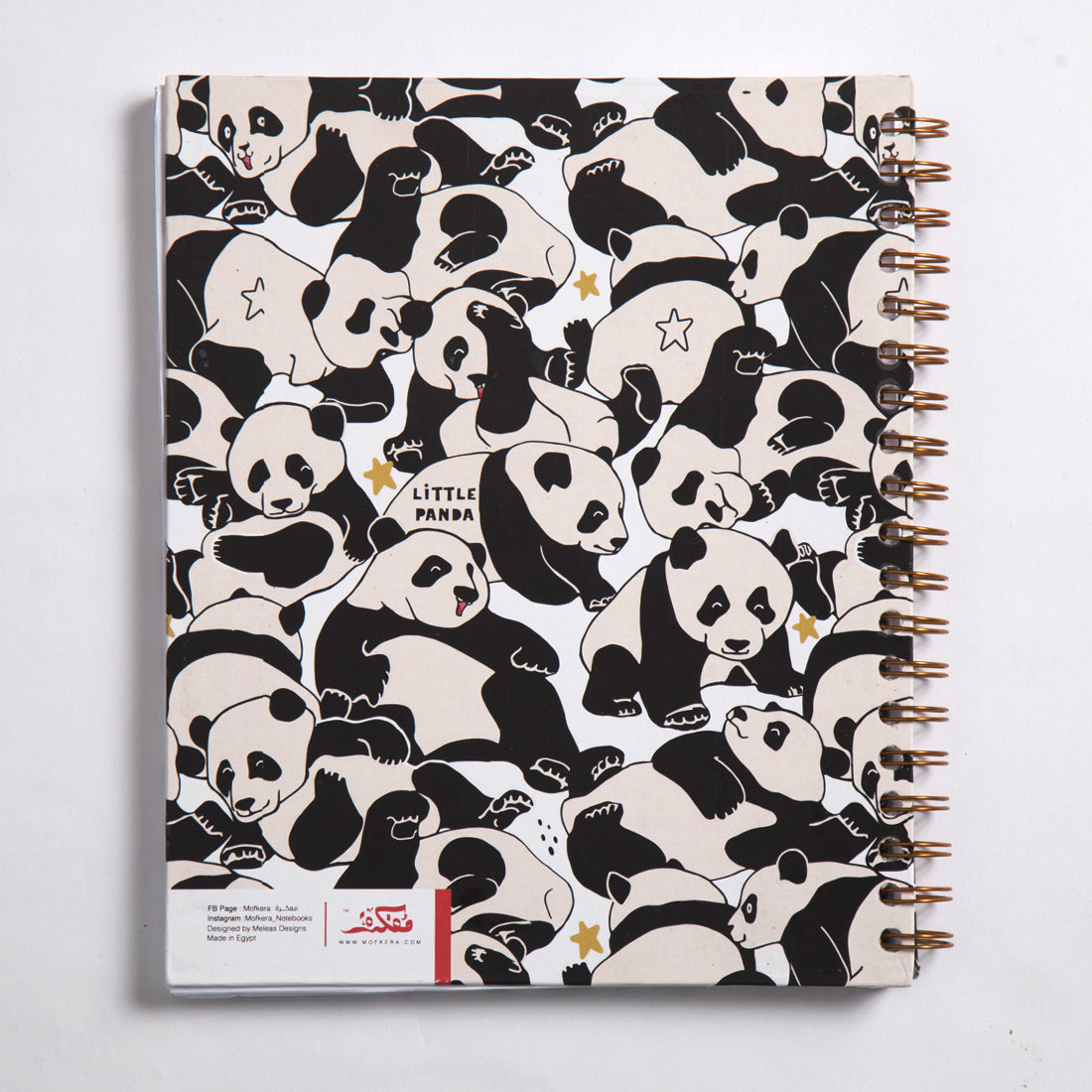 Mofkera | مفكرة | Panda Wire Notebook- Small