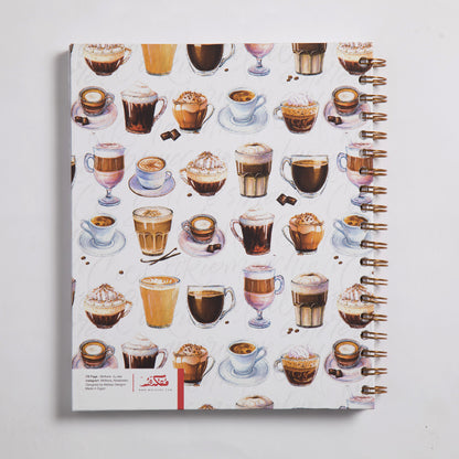 Mofkera | مفكرة | Coffee Wire Notebook- Large