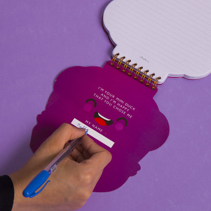 Mofkera | مفكرة | Mimi Duck Notebook - Purple