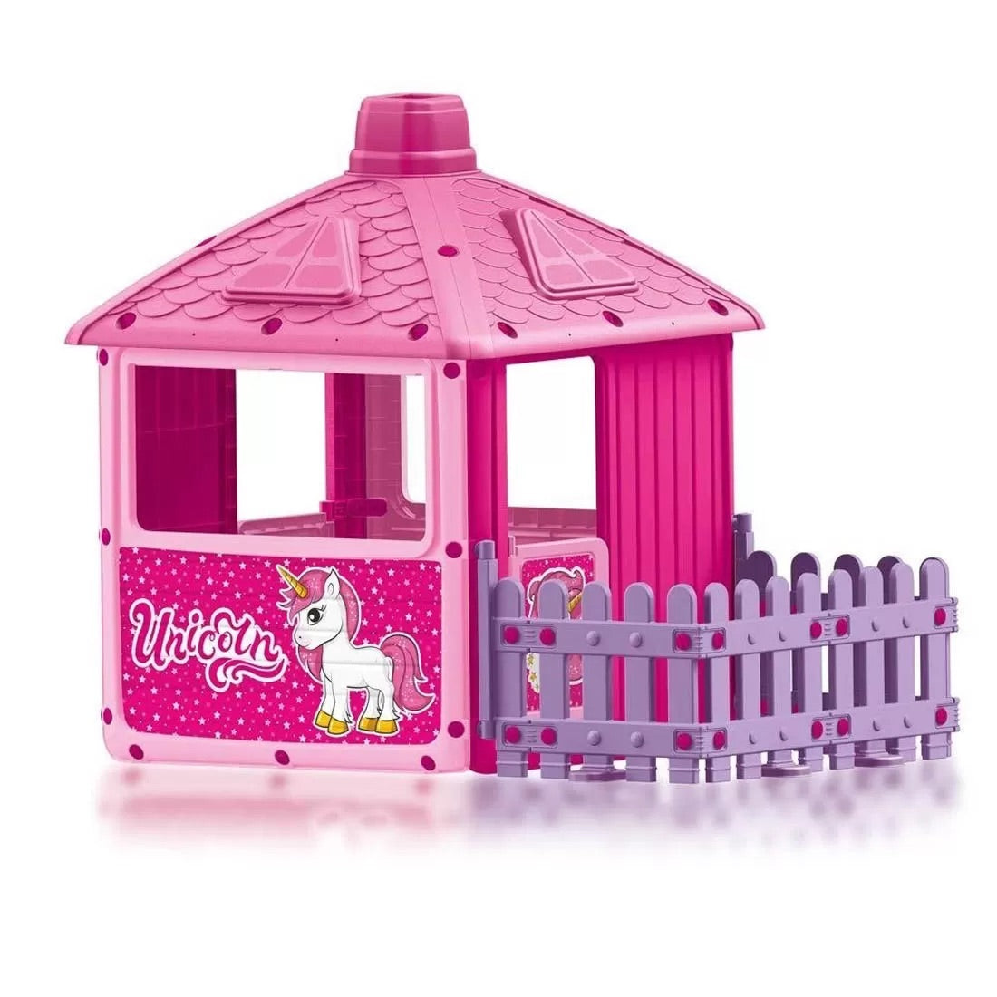 Dolu - Unicorn City House with Fence