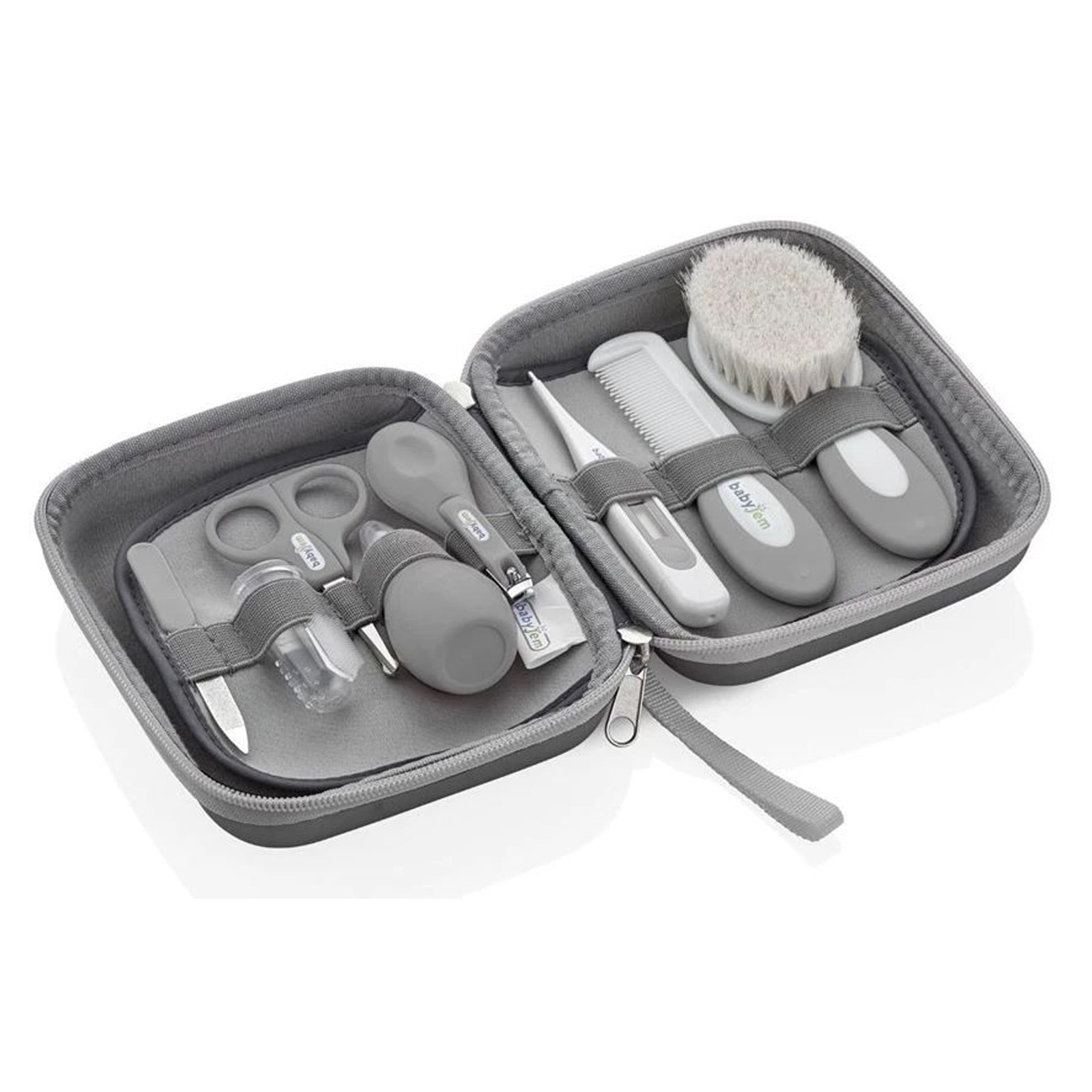 BabyJem - Baby Grooming Set - 9pcs - Grey