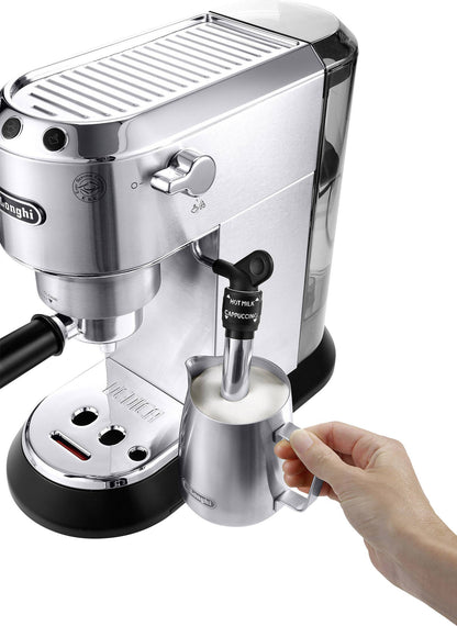 De'Longhi - DEDICA Espresso Maker Silver