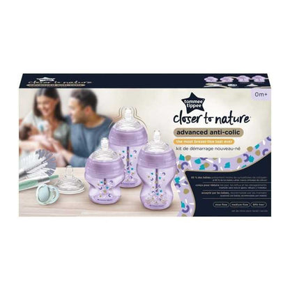 Tommee Tippee - Closer to Nature Advanced Anti Colic Set - Purple