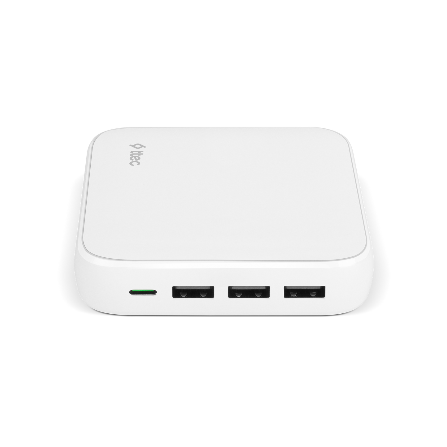 ttec - SmartCharger Duo GAN PD 65W Fast Travel Charger USB-C + USB-C | White