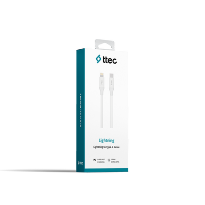 ttec - Type-C - Lightning Fast Charging Cable 150cm | White