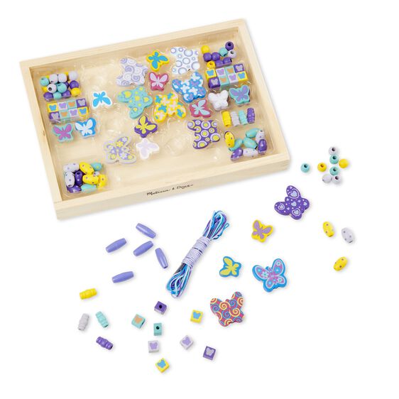 Melissa & Doug Created by Me! Butterfly Beads Wooden Bead Kit 4Y+ - BambiniJO | Buy Online | Jordan