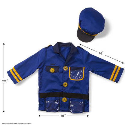 Melissa & Doug - Police Officer Role Play Costume Set 3-6 Years - BambiniJO | Buy Online | Jordan