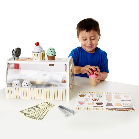 Melissa & Doug Scoop & Serve Ice Cream Counter 3Y+ - BambiniJO | Buy Online | Jordan