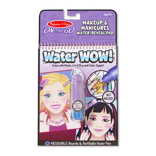 Melissa & Doug  - Water Wow! Makeup & Manicures - On the Go Travel Activity - BambiniJO | Buy Online | Jordan