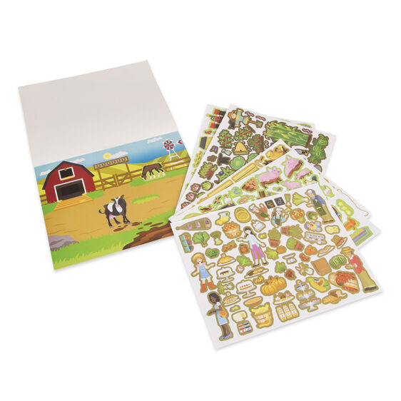 Melissa & Doug Reusable Sticker Pad - Farm - BambiniJO