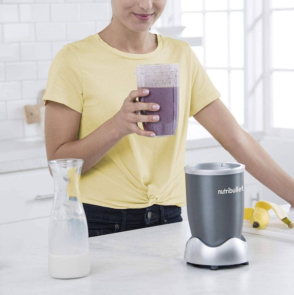 NutriBullet - Blender | 600W | 4 Pcs | Grey