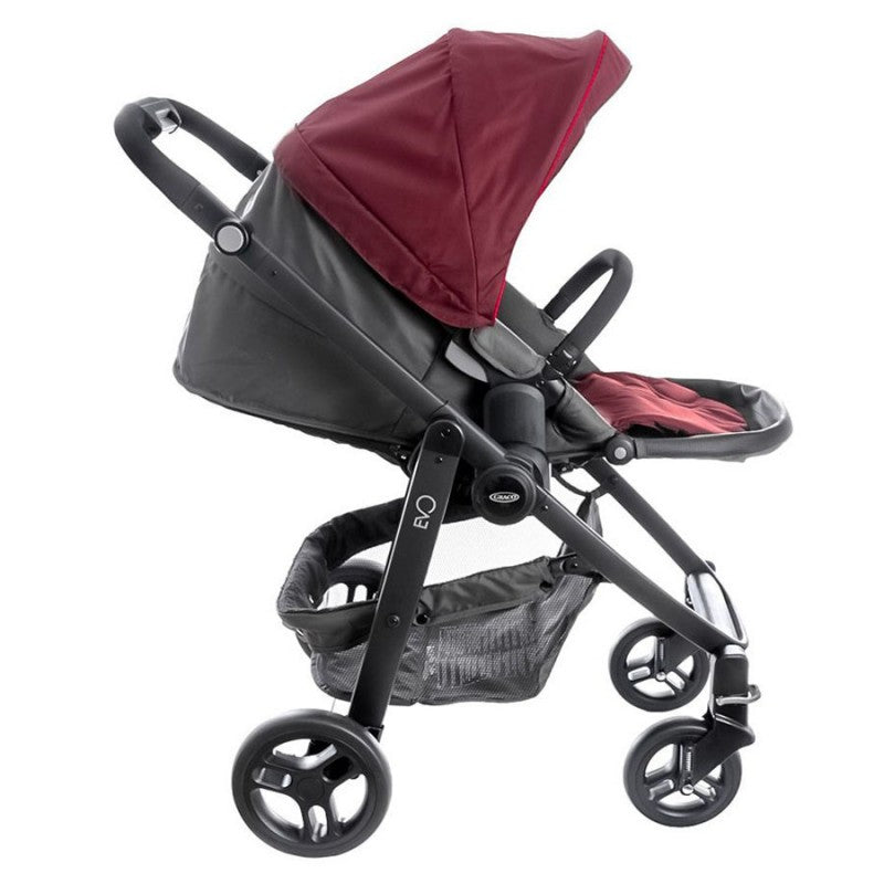 Graco evo clearance travel system grey