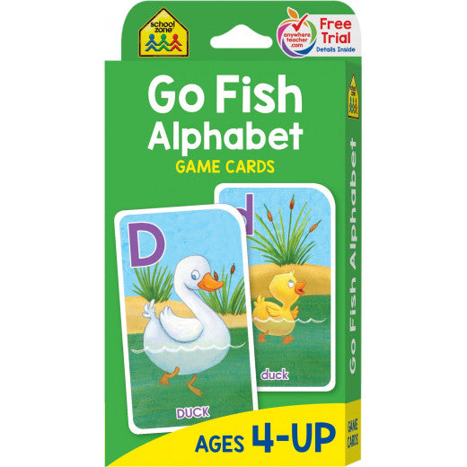 Go Fish Alphabet - Game Cards