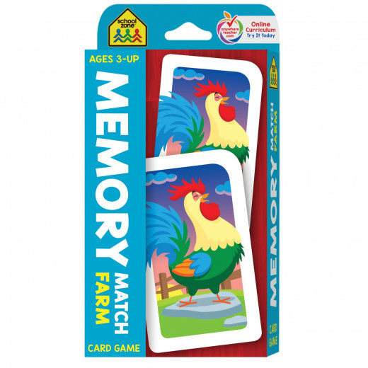 Memory Match Farm Card Game