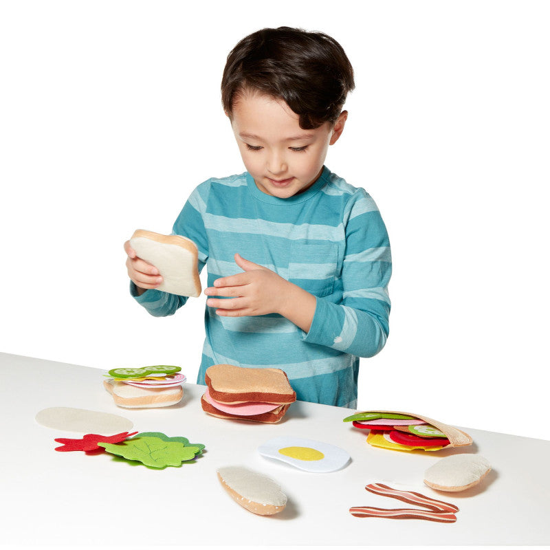 Melissa & Doug - FELT FOOD SANDWICH SET - BambiniJO | Buy Online | Jordan