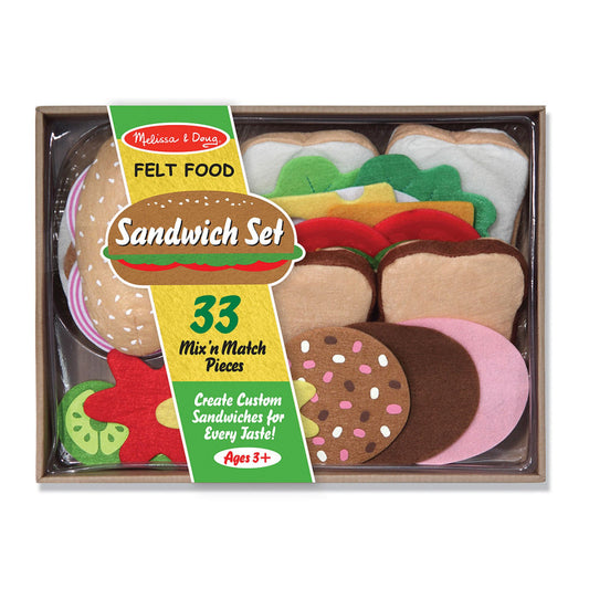 Melissa & Doug - FELT FOOD SANDWICH SET - BambiniJO | Buy Online | Jordan