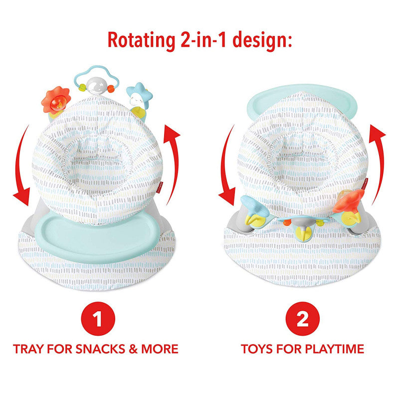 Skip Hop - Silver Lining Cloud 2 in 1 Baby Chair - BambiniJO