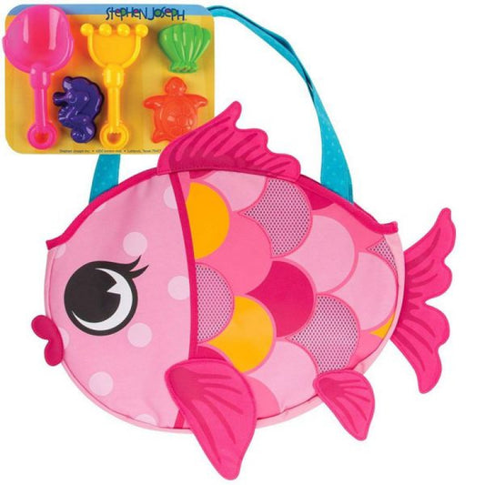 Stephen Joseph - Beach Totes with Sand Toy Play Set - FISH - BambiniJO | Buy Online | Jordan