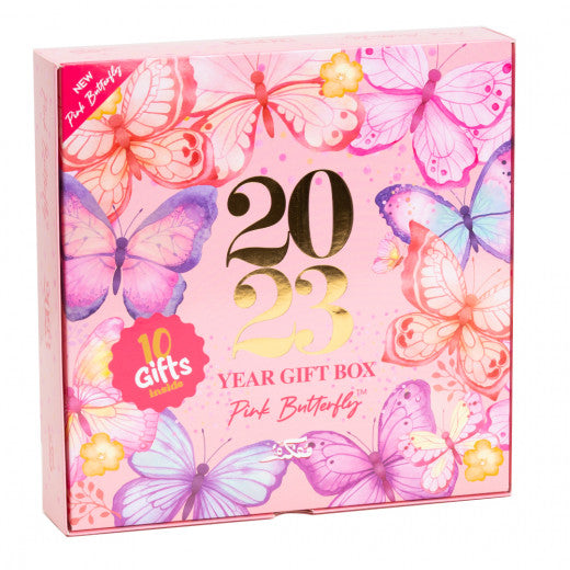 Mofkera | مفكرة | Pink Butterfly Gift Box 2023