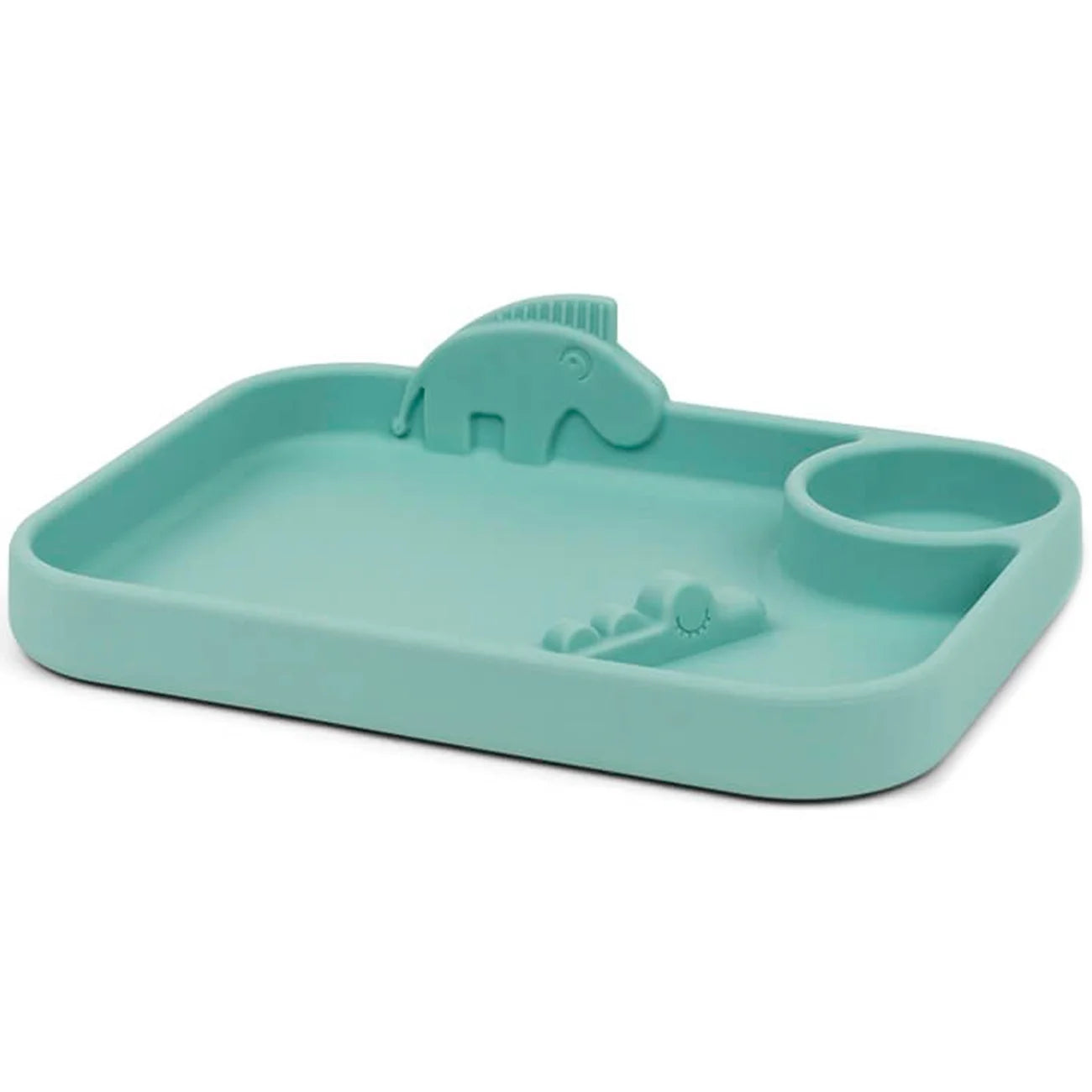 Peekaboo Compartment Plate Deer Friends Blue - BambiniJO | Buy Online | Jordan