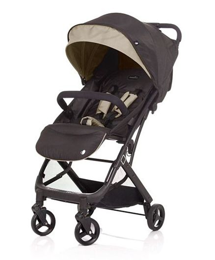 Evenflo Waav Compact Stroller Black Beige BambiniJO