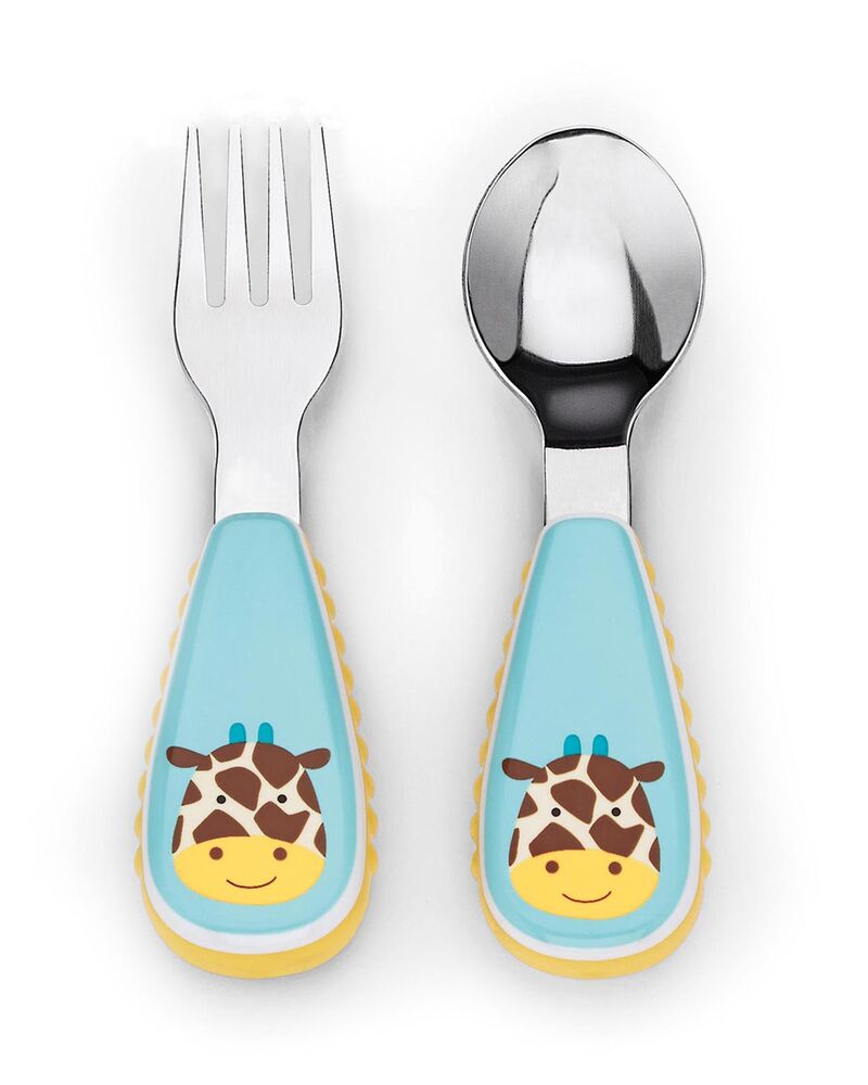 Zootensils Fork & Spoon Jules - Giraffe