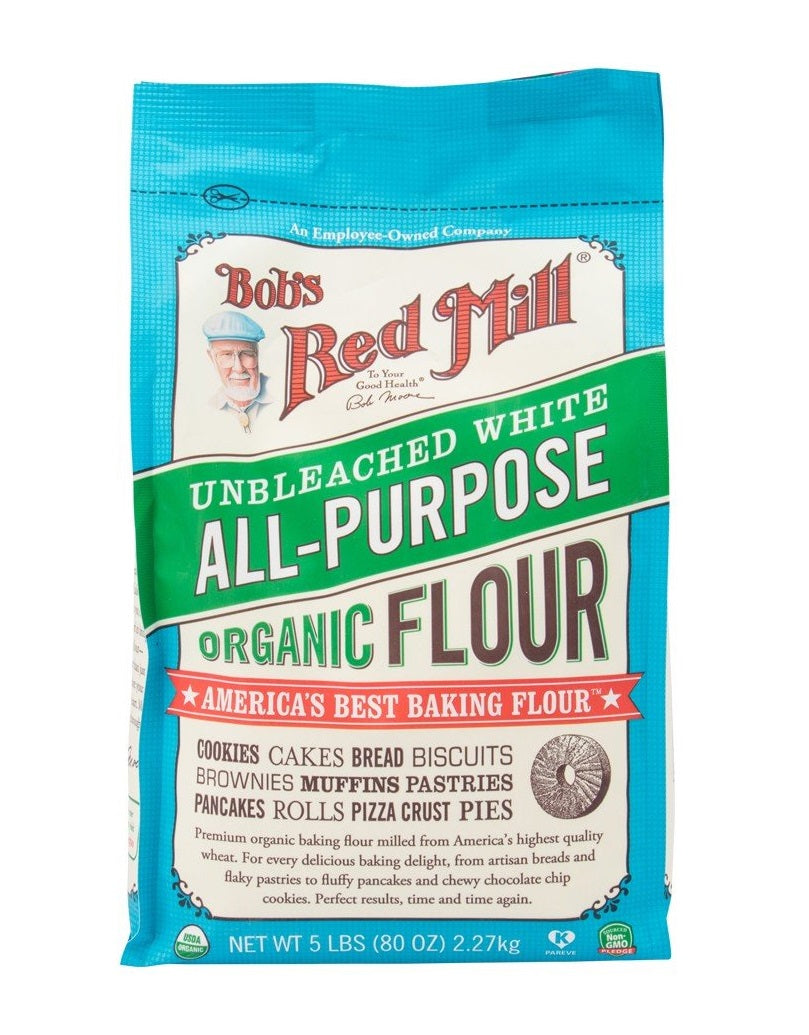 ORGANIC UNBLEACHED WHITE ALL PURPOSE FLOUR (2.27KG)