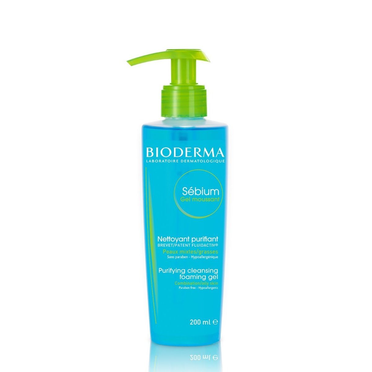 Bioderma - SEBIUM MOUSSANT 200ML | purifying cleansing gel for acne prone skin