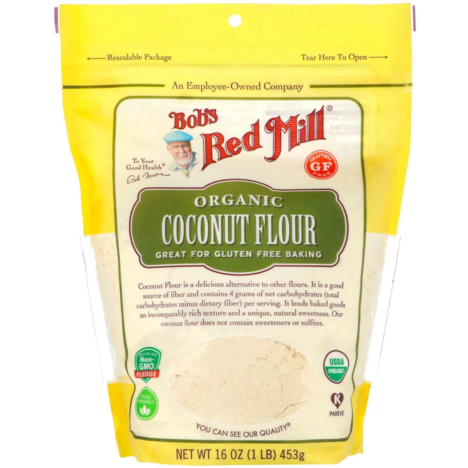 ORGANIC COCONUT FLOUR (453G)