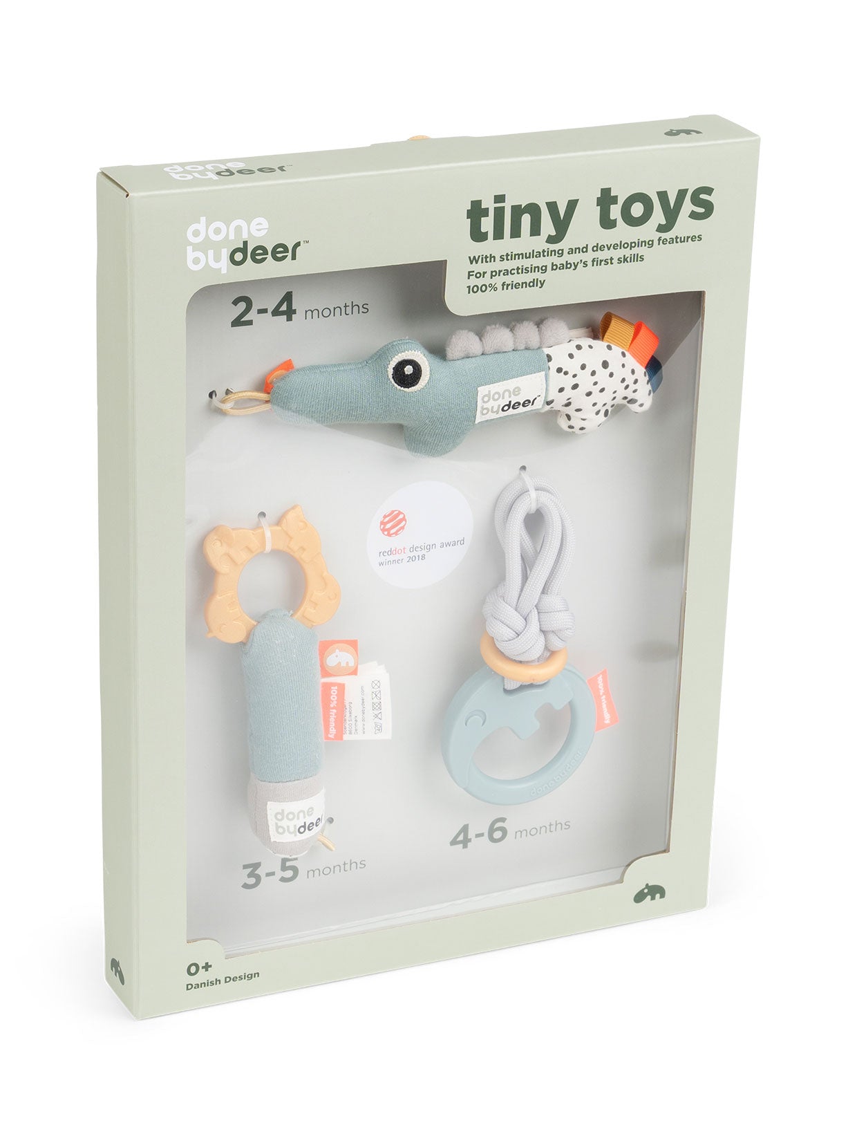 Done By Deer - Tiny toys gift set Deer friends