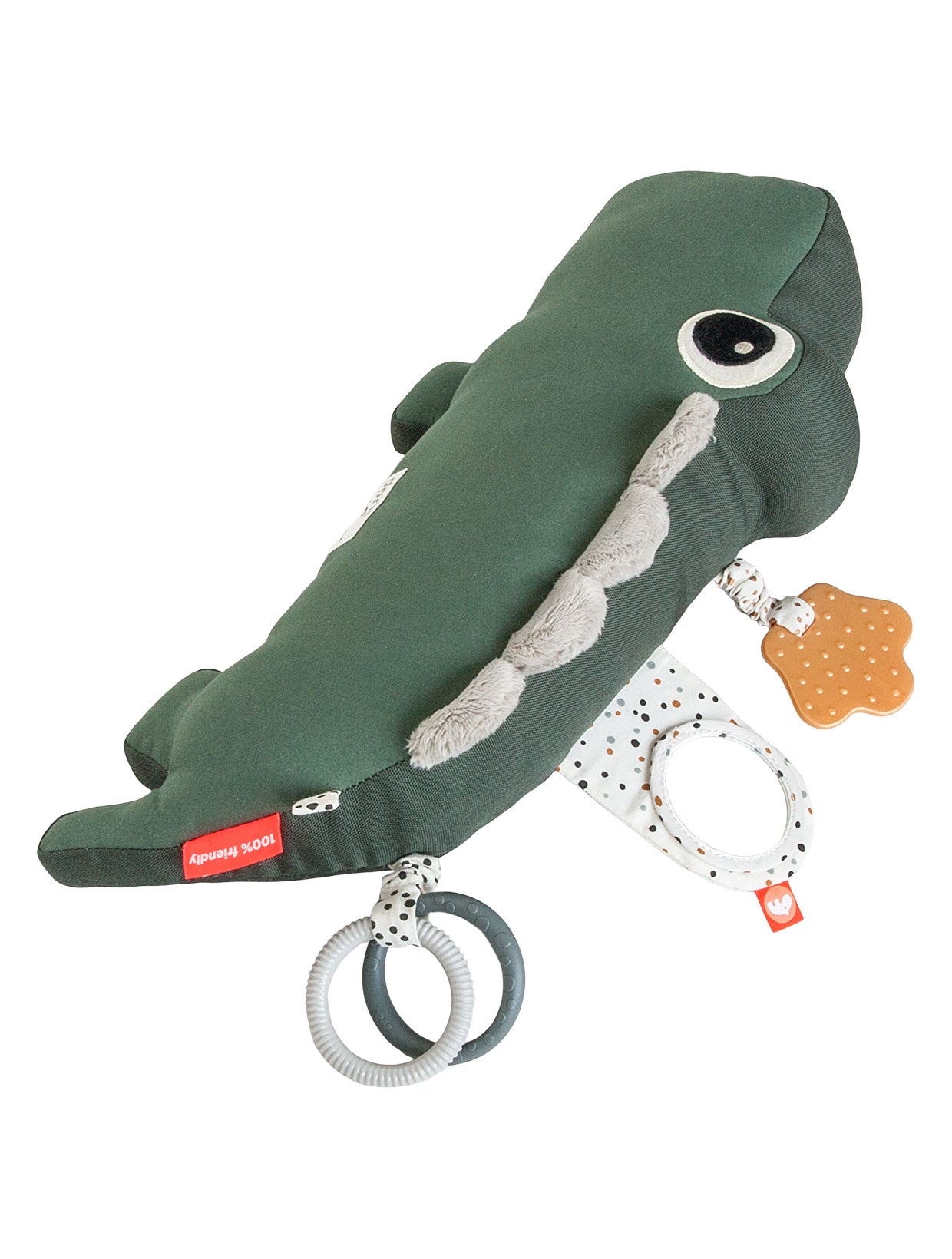 Done By Deer - Tummy time activity toy Croco