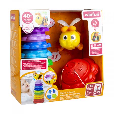 Stack 'n Learn Bee And Sunflowers - BambiniJO | Buy Online | Jordan