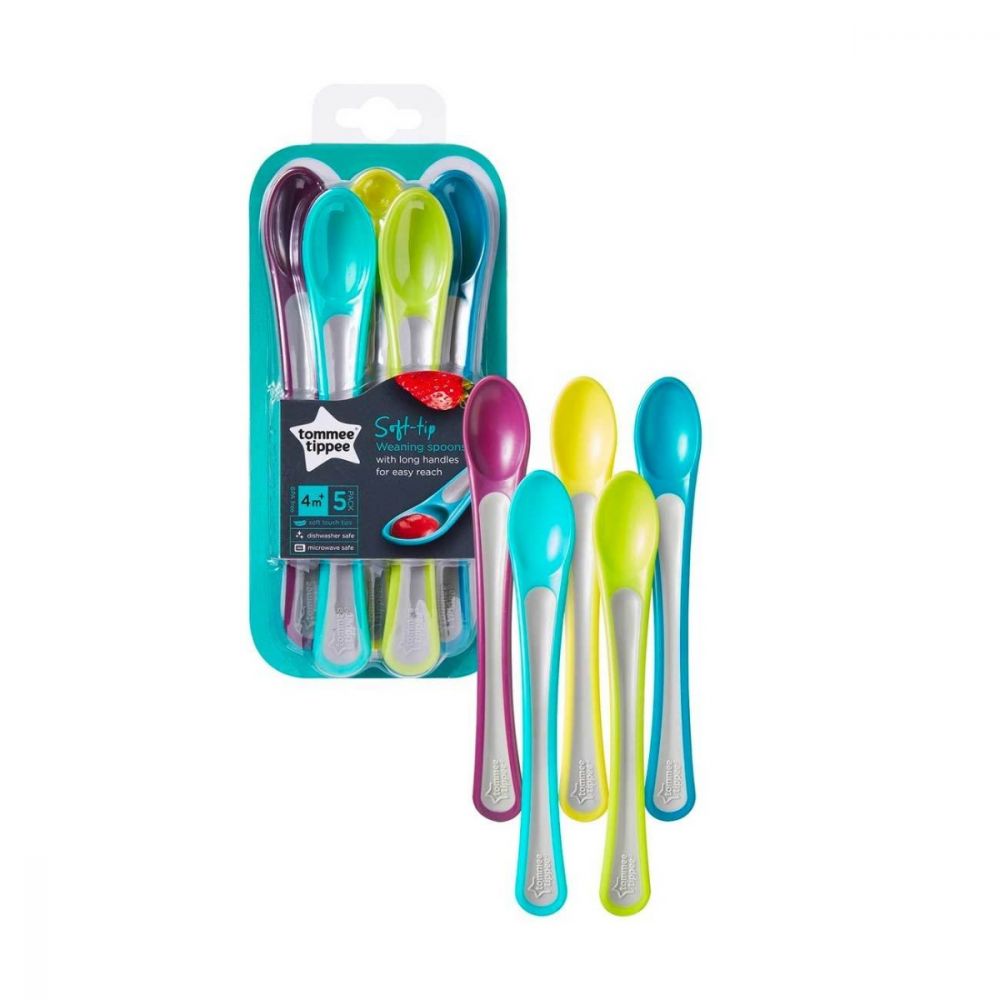 Tommee Tippee Weaning Spoon 5pcs - BambiniJO | Buy Online | Jordan