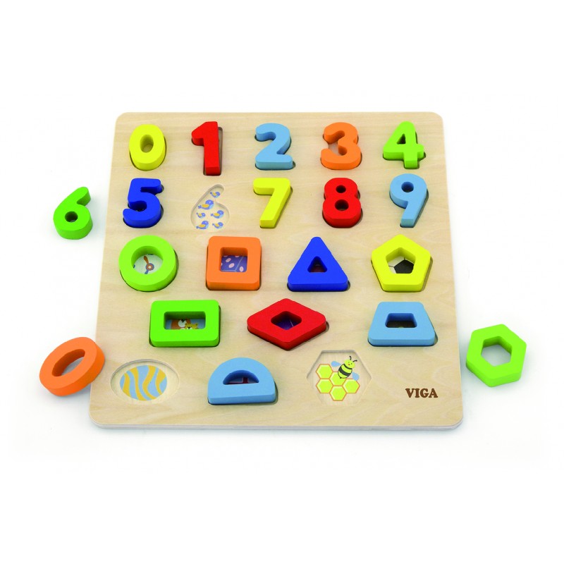 BLOCK PUZZLE - NUMBERS & SHAPES - BambiniJO | Buy Online | Jordan