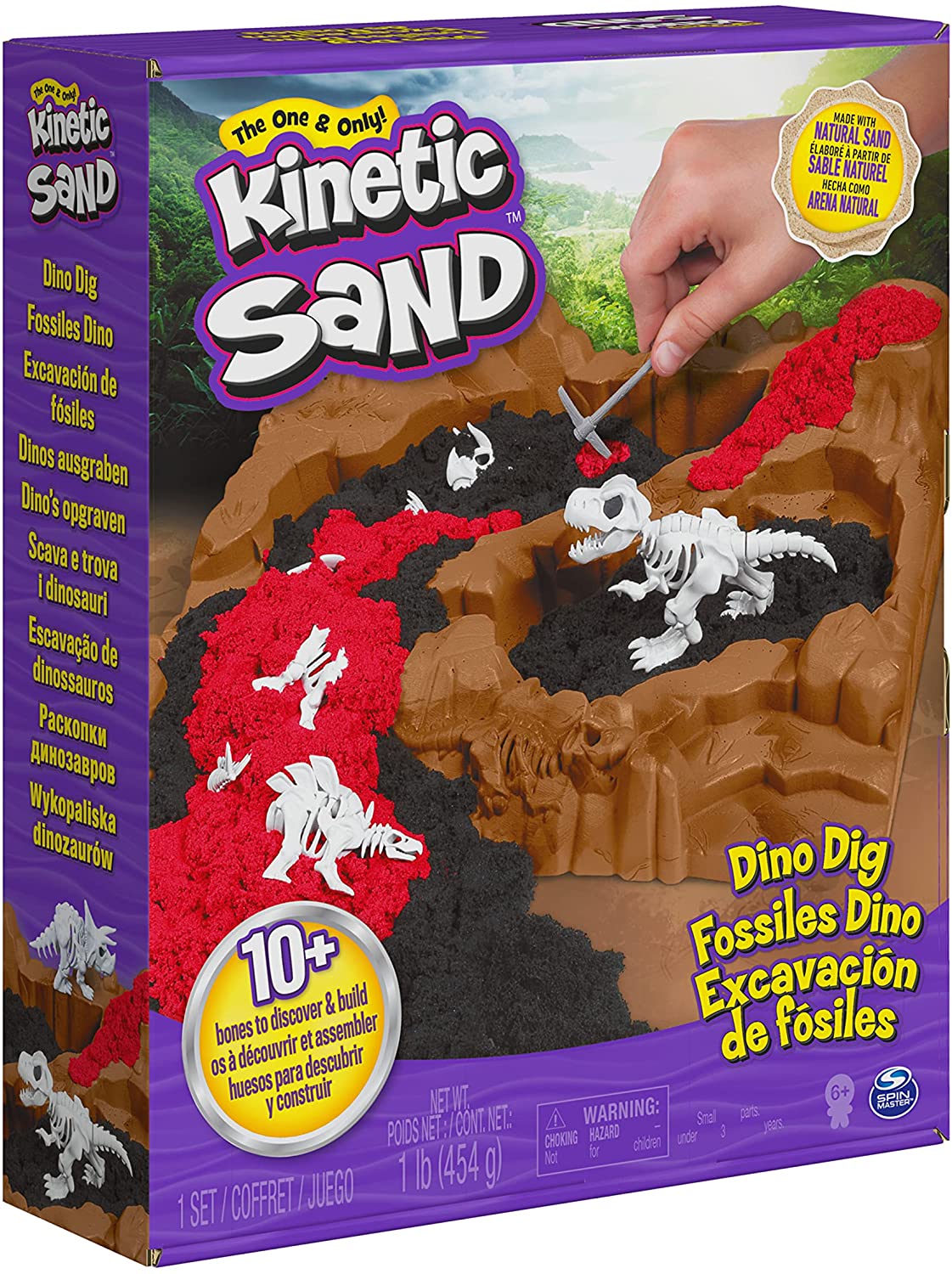 Kinetic Sand Digging For Dinos