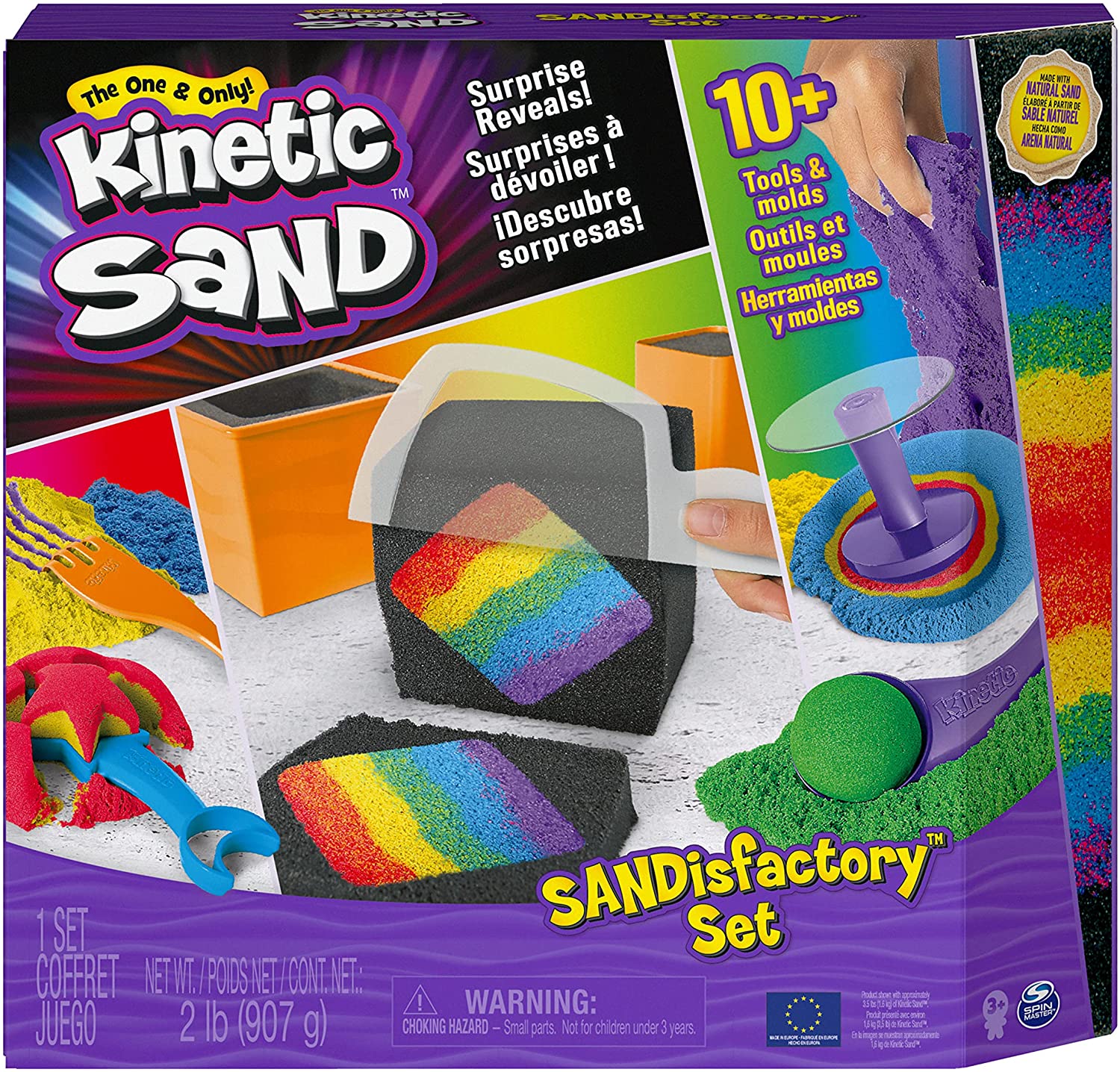 Kinetic Sand Sandisfactory Set 907g