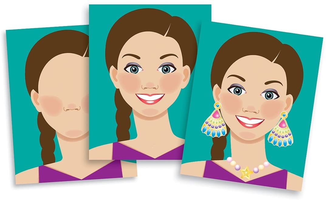 Melissa & Doug MAKE-A-FACE FASHION FACES STICKER PAD - BambiniJO | Buy Online | Jordan