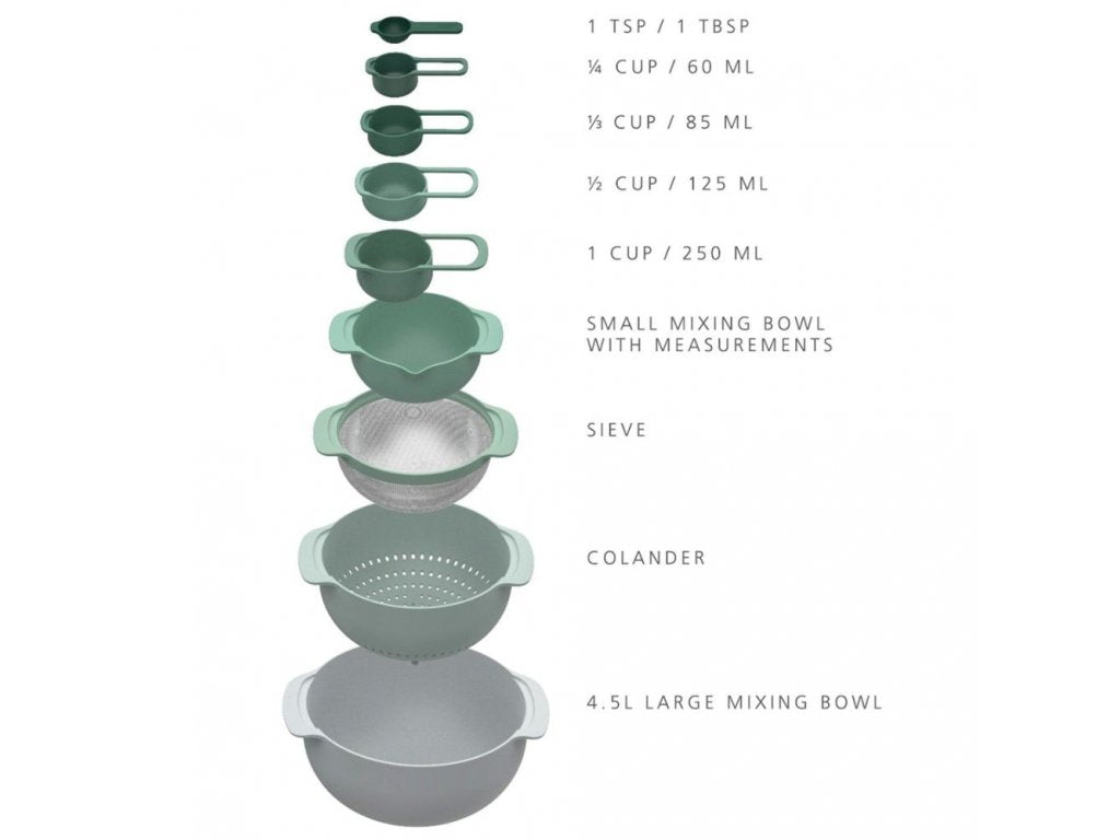 Joseph Joseph - Nest™ 9 Plus Bowl Set